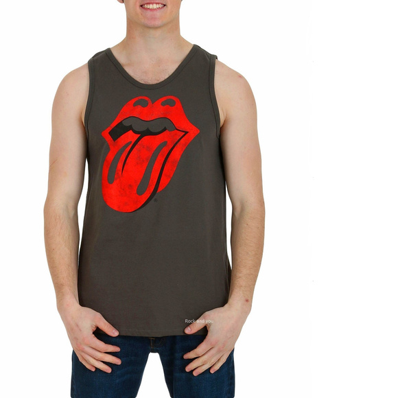 The Rolling Stones Tongue rock Official Tank Top M NWT - Picture 1 of 2
